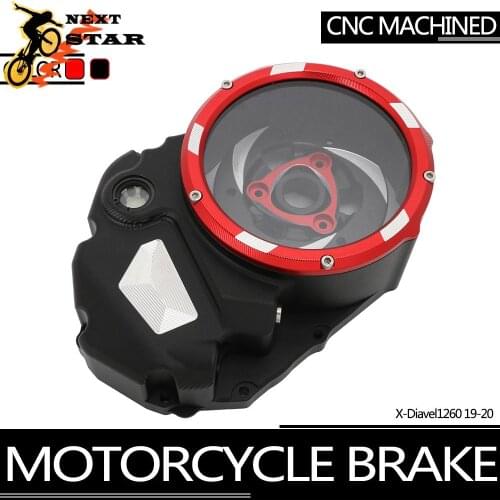 For Ducati Diavel /X 1200 1260 2016-2020 CNC Motorcycle Racing Clear Engine Clutch Cover Guard Spring Retainer Ring Plate