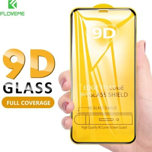 FLOVEME Tempered Glass For iPhone 11 Pro Max XS XR X 8 7 6 6S Plus 5 5S SE Glass Screen Protector For iPhone 11 Protective Film