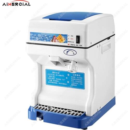 HK168 commercial ice shaver machine electric ice crusher machine ice crusher blender with capacity 120KG/H