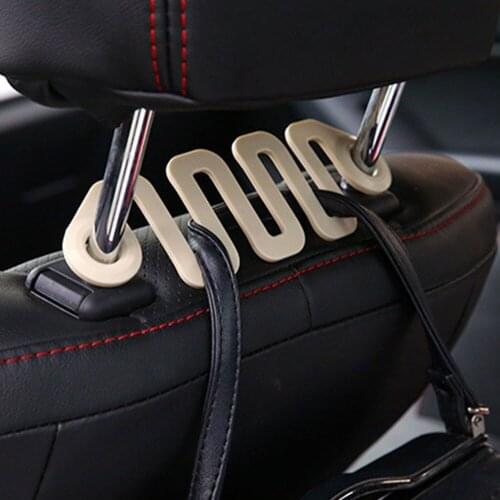 Car Hook Seat Hook SUV for Groceries Bag Handbag Back Seat Headrest Hanger Storage Hooks Auto Accessories Auto Products