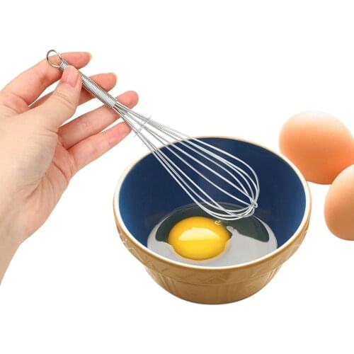 Kitchen Accessories Cooking Tool Egg Beater Hand Whisk Mixer for Eggs Multifunction Stainless Steel Cream Baking Flour Stirrer
