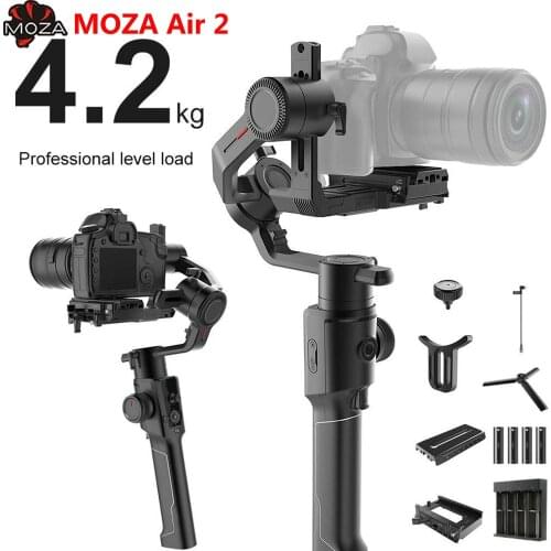 MOZA Air2 Air 2 Maxload Camera Stabilizer 3 Axis Handheld Gimbal for DSLR Canon 5D Sony A7S Lumix GH4 Gimbal Dslr Stabilizers