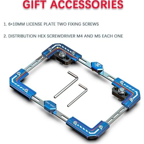 Motorcycle License Plate Frame For Suzuki gsx s1000 drz 400 gn 125 gsx 600f katana gsxr 1000 k8 katana 600 bandit 400 gsxs 1000