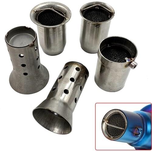 Motorbike Parts Universal Front Catalyst DB Killer Removable Silencer for Motorcycle Dirt Pit Bike Exhaust Muffler 48/51/61mm