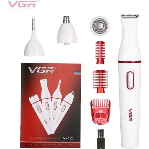 VGR plucker ladies multifunctional shaver whole body hair removal electric eyebrow trimmer face