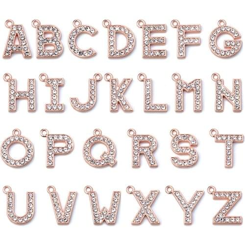 10pcs Slide Charms silver color 30mm A-Z Slide letters DIY Accessories fit Wristband & Bracelet pet collar