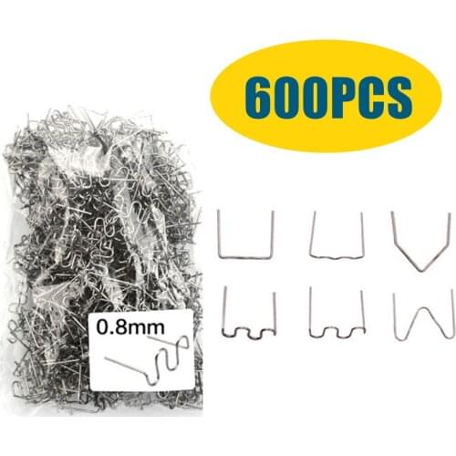 500PCS Staples For Hot Stapler Set Bumper Repair Staples Welding Plastic Clip Stapler Plastic Staples For Soldering Bumper