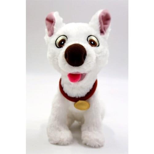 BOLT DOG Puppy white dog Plush Doll Stuffed Animal Toy Boys Girls Kids Toys for Children Gifts