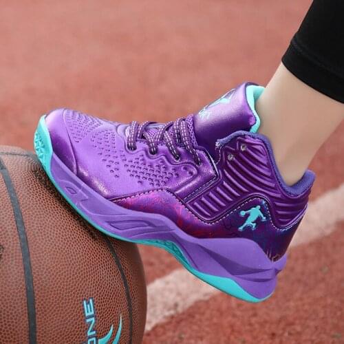 Boy Brand Basketball Shoes Kids Sneakers High Quality Thick Sole Non-slip Top Warm Boys Children Sport Shoes Kids Basket Shoe