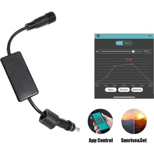 Chihiros Smart LED controller infinitely variable dimmer sunrise sunset compatible Chihiros A series C LED dimmer timer