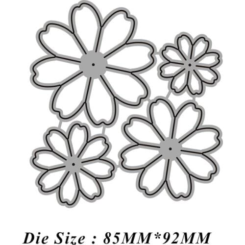 Flowers Metal Cutting Dies 2021 New Diy Molds Scrapbooking Paper Making Die Cuts Crafts