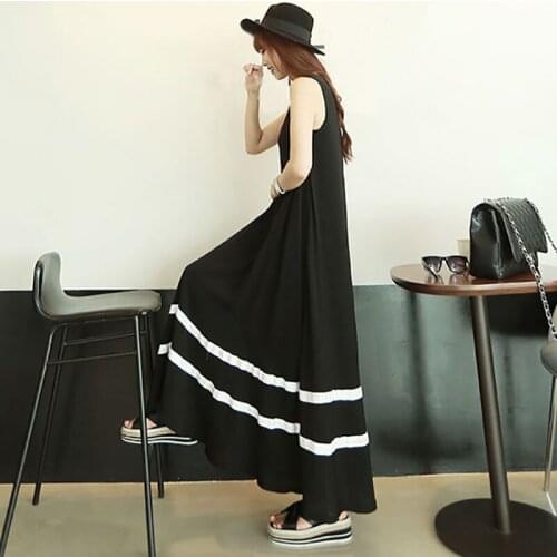 Modal Camisole Long nightdress women sleevesless women nightgowns soft Korea cute Solid sleepdress pyjamas Casual Dress