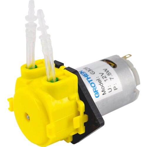 Dosing pump peristaltic dosing pump for Aquarium Lab Analytical water by GROTHEN 12/24V 1*3