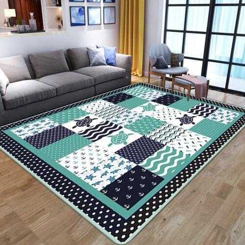 Flannel Carpets for Living Room Bedroom Area Rugs Memory Foam Kid play Floor Mat Non-slip Cartoon pattern Child Game Area Carpet