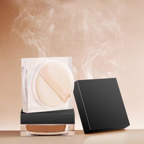 Square Setting Loose Powder Private Label Cosmetics Face Bulk Makeup Oil Control Long-lasting