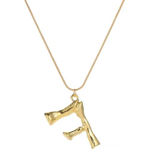 Summer Sale Crystal 26 Alphabet Letter A D F H M P Y Z etc Gold Love Heart Necklaces for Women