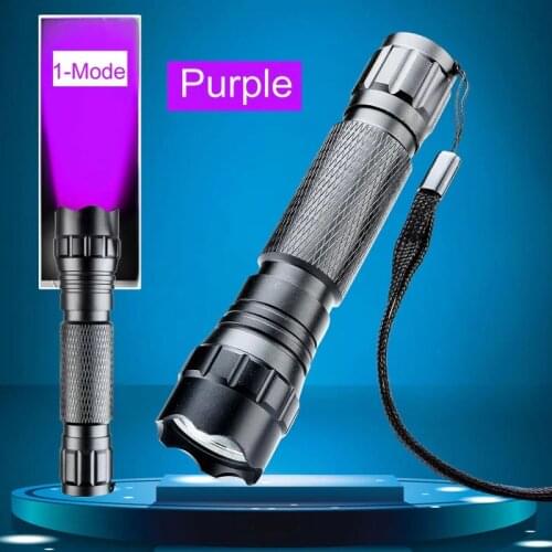 Best Quality WF-501B 3W 300 Lumen UV Ultraviolet Luxeon LED Waterproof Flashlight Torch Lamp light For Outdoor activities