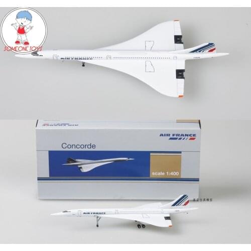 1/400 Concorde Air France Airplane Model 1976-2003 Airliner Alloy Diecast Kids Collection Air Plane Model Toys Gift