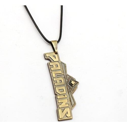 Wholesale Paladins Leather Chain Necklace For Male Letter Necklace Game Neckless Collier