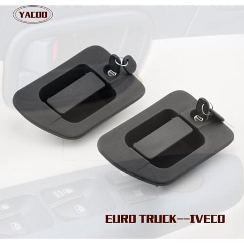 YACOO EXTERIOR DOOR HANDLE FOR IVECO (WITH LOCK AND KEY) OEM:504052936 504052935