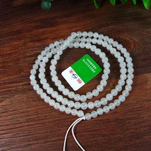 Natural white jade handmade pendant necklace rope genuine jadeite jade rope chain jade jewelry wholesale lots bulk
