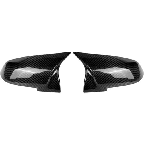 NEW-For Bmw F20 F21 F87 M2 F23 F30 F36 X1 E84 Gloss Black Side Mirror Cover Cap Rearview -M4 Style