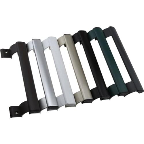 Salad hands sliding door aluminum alloy plastic door with the shake handshandle pull handle