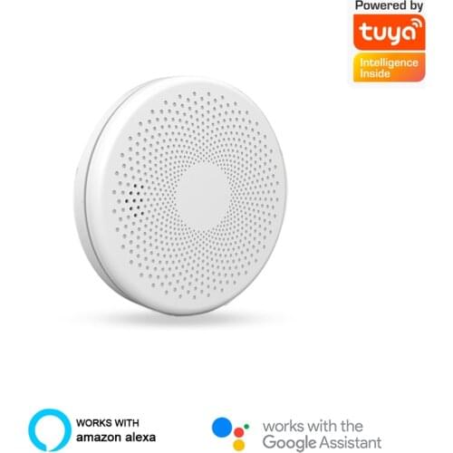 Wifi Tuya Smart Smoke Detector Sensor 80DB Alarm Fire Smoke Detector Wifi Fire Protection Home Security Alarm Smart Life APP