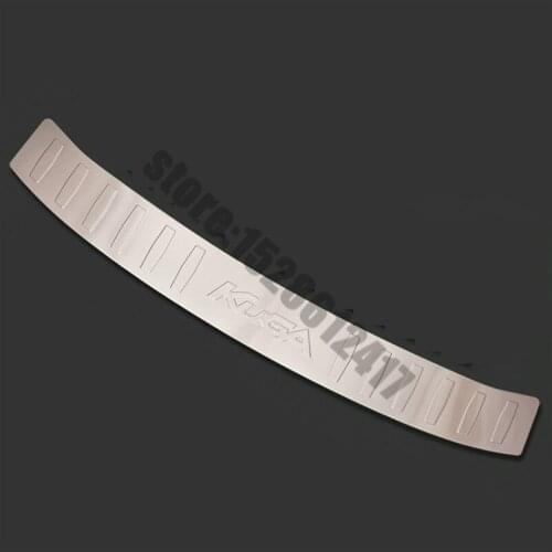 Car Styling For Ford Kuga 5 doors 2013~2020 stainless steel external Rear Bumper Protector Sill Trunk Tread Plate Trim