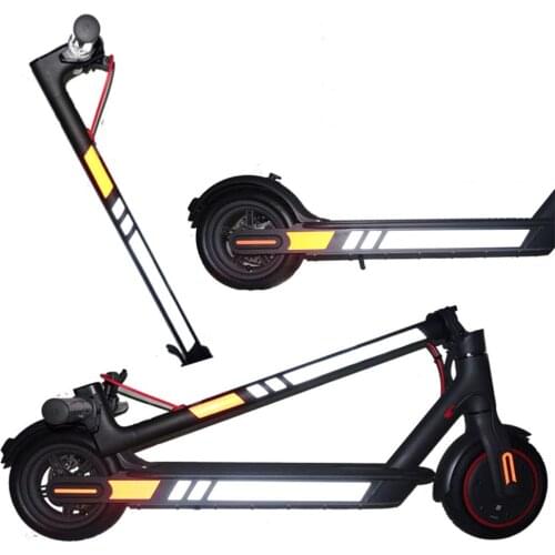 Reflective Stickers for Xiaomi M365 Electric Scooter Reflect Light Tags Paster Decals Night Safety Warning Strip Reflector 3