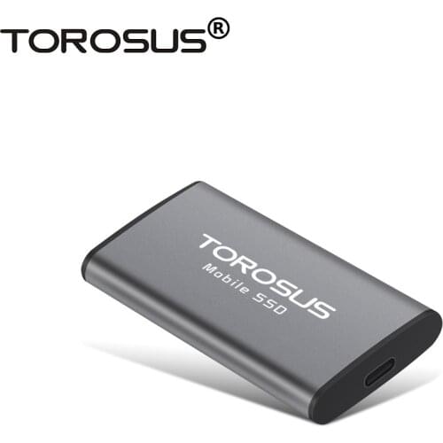 TOROSUS SSD External 120gb 250gb 500gb 1tb Hard Drive Portable SSD 1.8'' USB 3.0 Type C External Solid State Drives