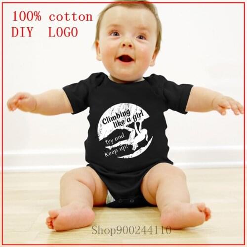 Climbing like a Girl 2020 Baby Boy Clothes Bodysuits Baby Girl Clothes baby Clothing Unisex Baby Bodysuits Roupas de bebe
