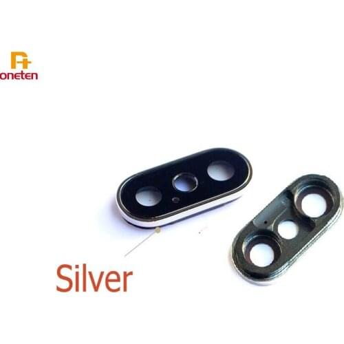 Back Main Rear Camera Glass Lens Ring Cover For Mobile Phone XS XR XSMAX Camera Glass Lens Frame Replacement Parts