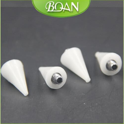 BQAN 4PCS Replaceable Nail Brush Dotting Wax Pencil Head Beads Rhinestones Gems Picker Wax Head Self-adhesive Nail Tips Picking