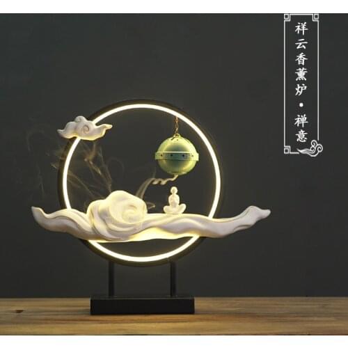 Tower Arabic Style Incense Burner Holder Ceramic Arabic Style Incense Burner Holder Waterfall Incienso Quemador Incense Burner