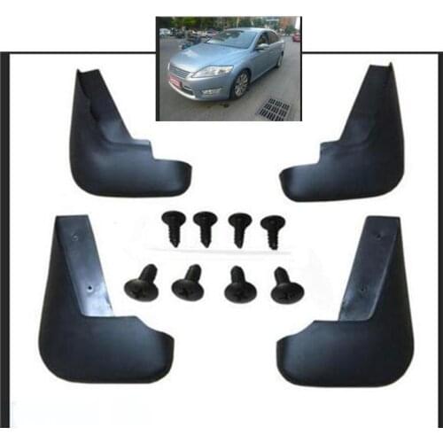Free Shipping High Quality ABS Plastics Automobile Fender Mudguards Mud Flaps For 2007-2012 Ford Mondeo MK4