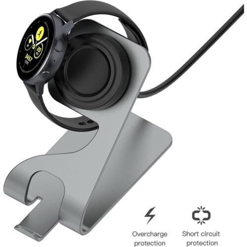 Charger For Samsung Galaxy Watch3 Watch Active 2 R500 Watch Wireless Stand Charger Charging Dock Fast Convenient Utput