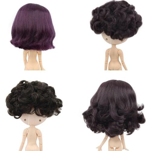 DBS blyth doll icy rbl scalp dome wig short hair for DIY custom doll accessory
