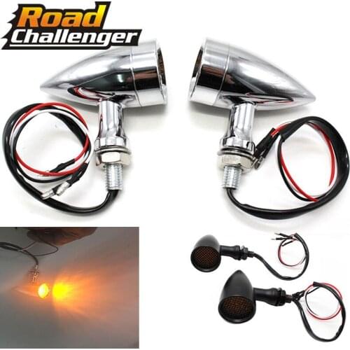 For Harley Bobber Custom Chopper Cruisers Turn Signals Indicators LED Lights