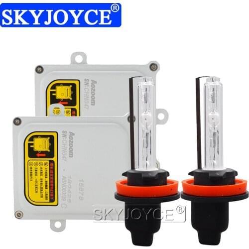 SKYJOYCE 55W Cnlight H7 4300K HID Xenon Kit Car Xenon Bulb H1 H3 H8 H11 D2H 6000K 5000K Fast Bright AC Slim Xenon Ballast Kit
