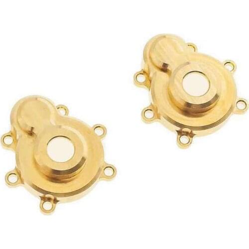 1 Pair RC Car Brass Gear Cover for Redcat GEN 8 RC Car Upgrade Parts