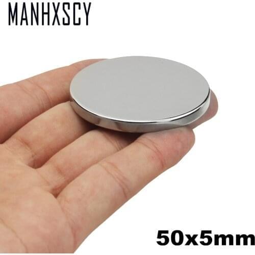 10pcs Neodymium N35 Dia 50mm X 5mm Strong Magnets Tiny Disc NdFeB Rare Earth For Crafts Models Fridge Sticking magnet 50x5mm
