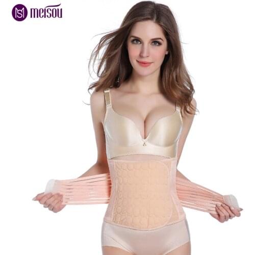 Meisou Hot Selling Belly Belt Cotton Body Shaper Tummy Control Firm Shape Wear Postpartum Slimming Underwear Shapewear Shapers