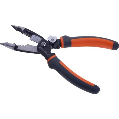 Multi-function 5 In 1 Electric Needle Nose Pliers Wire Stripping Cutting Wire Crimping Pliers Tools