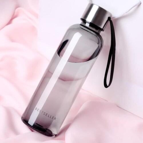 Proof Brief Water Bottle Creative Frosted Style Free Portable Sport Drinking Water Bottle with Carry Strap 500ml