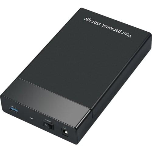 New PC Computer 2.5/3.5inch USB 3.0 SATA External Hard Drive Enclosure EU/US/UK Plug