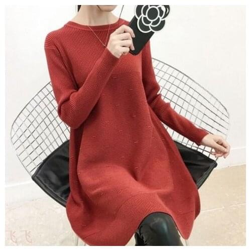 Fat Mom Wear Plus-Sized Plus-Sized Autumn Winter Womens Knitwear Delivered On February 21