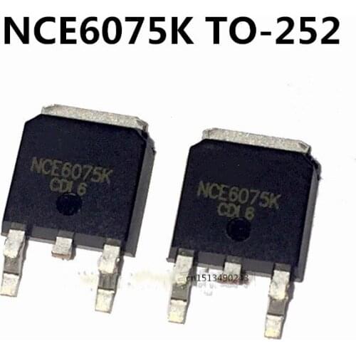 Original 5pcs/ NCE6075K 60V 75A TO-252