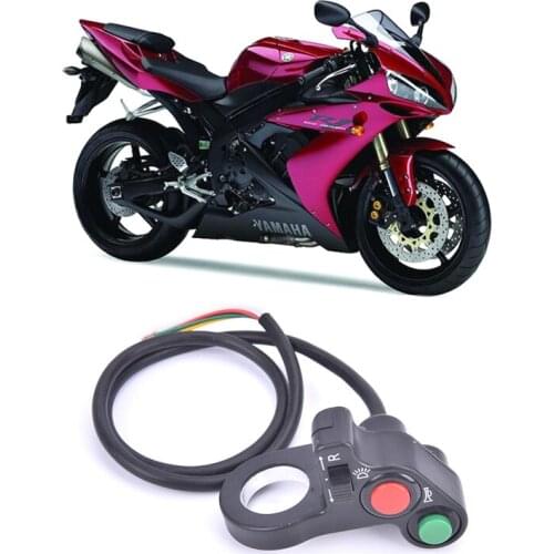 Motorcycle Handlebar Switch Electric Bike Scooter Horn Turn Signals On/Off Button Light Switch