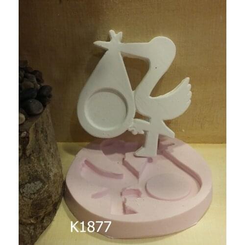 Stork frame silicone mold